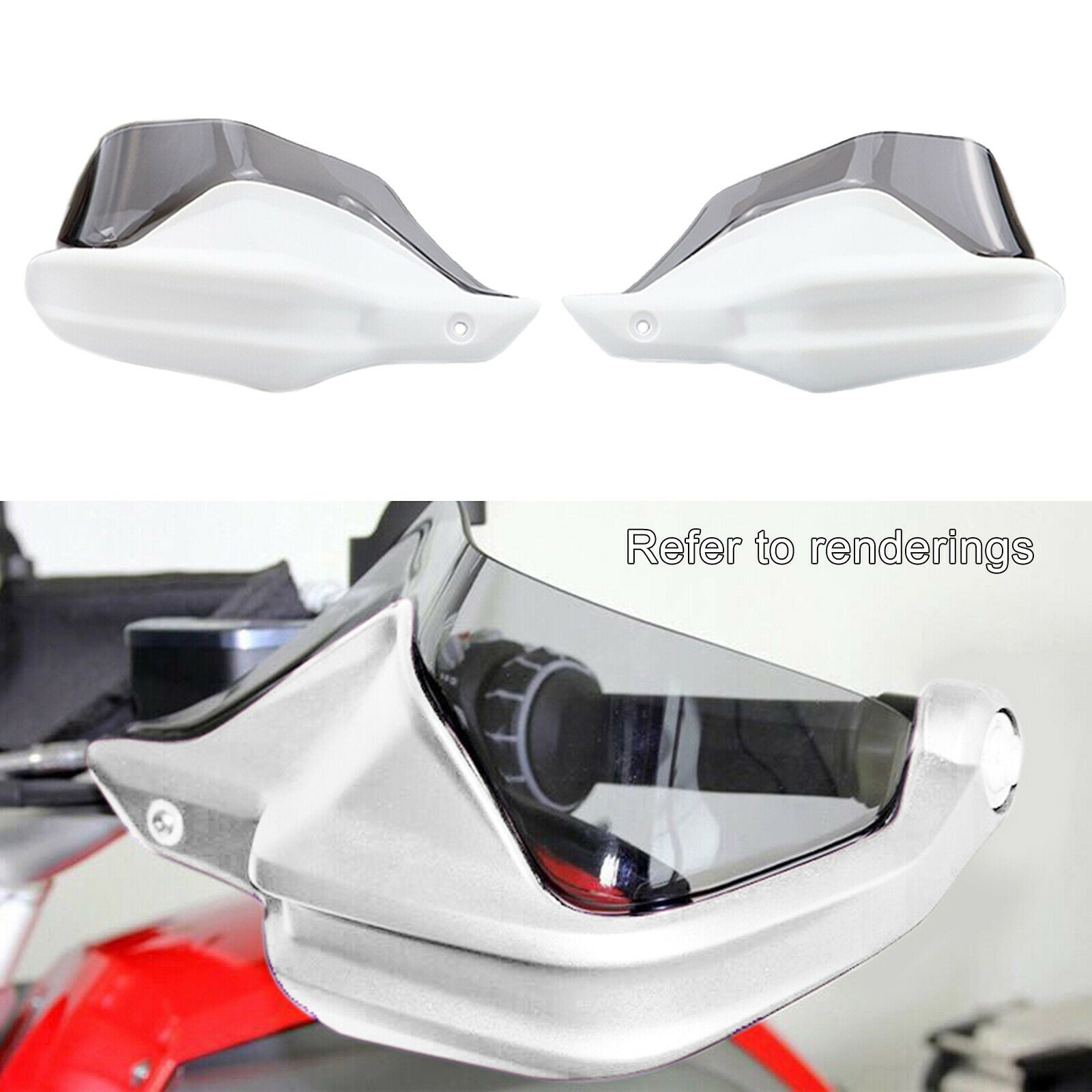 Motorcycle Handlebar Hand Guard Hand Shield for BMW S1000XR Parts White Gray