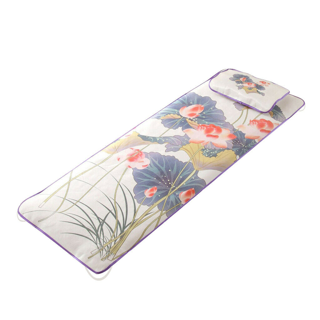 Beauty Bed Pad Salon SPA Massage Ice Silk Mat Cooling Mattress Violetlotus