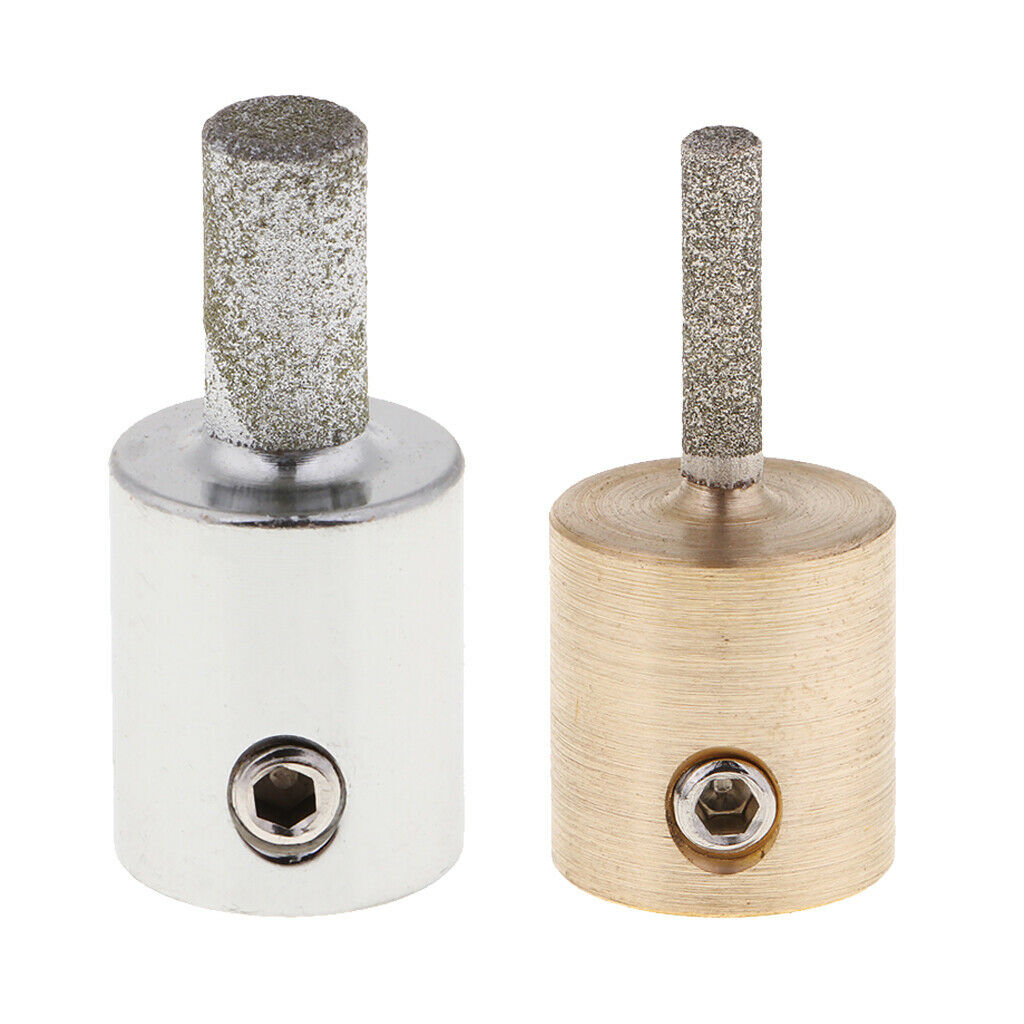 2pcs Stained Glass Grinder Head Bit Diamond Grinding Wheel for All Grinder