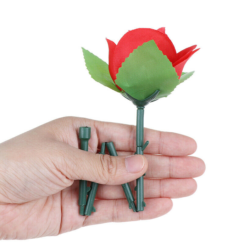 Folding Rose Magic Tricks Flower Appearing Disappears Street Illusion Props Toys