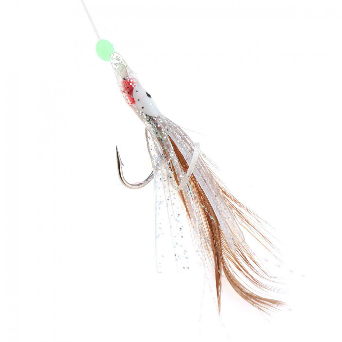 5Pcs 1/0# Octopus Rigs Glow in the Dark Baits Fishing Lures Catch Hooks Sea Bass