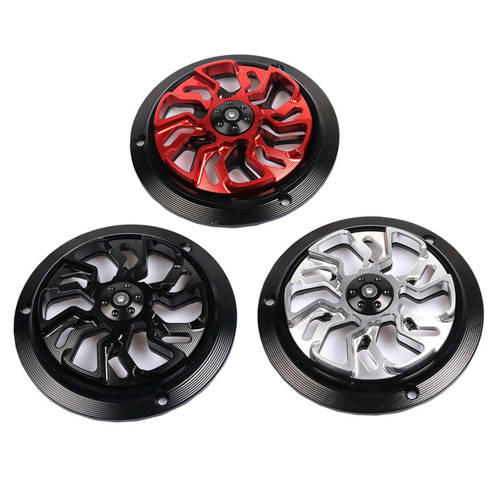 Motorcycle Engine Protector Cover Fan For Vespa Primavera 150 13-20 Red