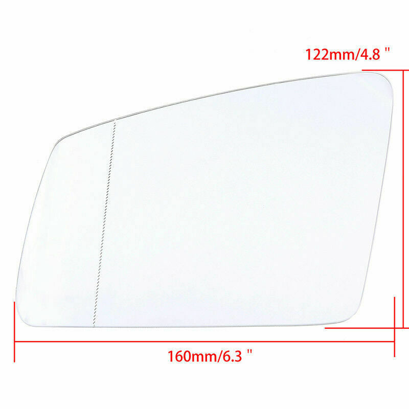 Left Driver Side Door Heated Mirror Glass Fits 2010-13 11 12 MERCEDES-BENZ C300