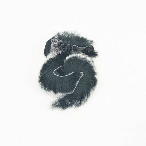 2pk Rex Rabbit Fur Balls Bow String Silencers, Recurve or Longbow