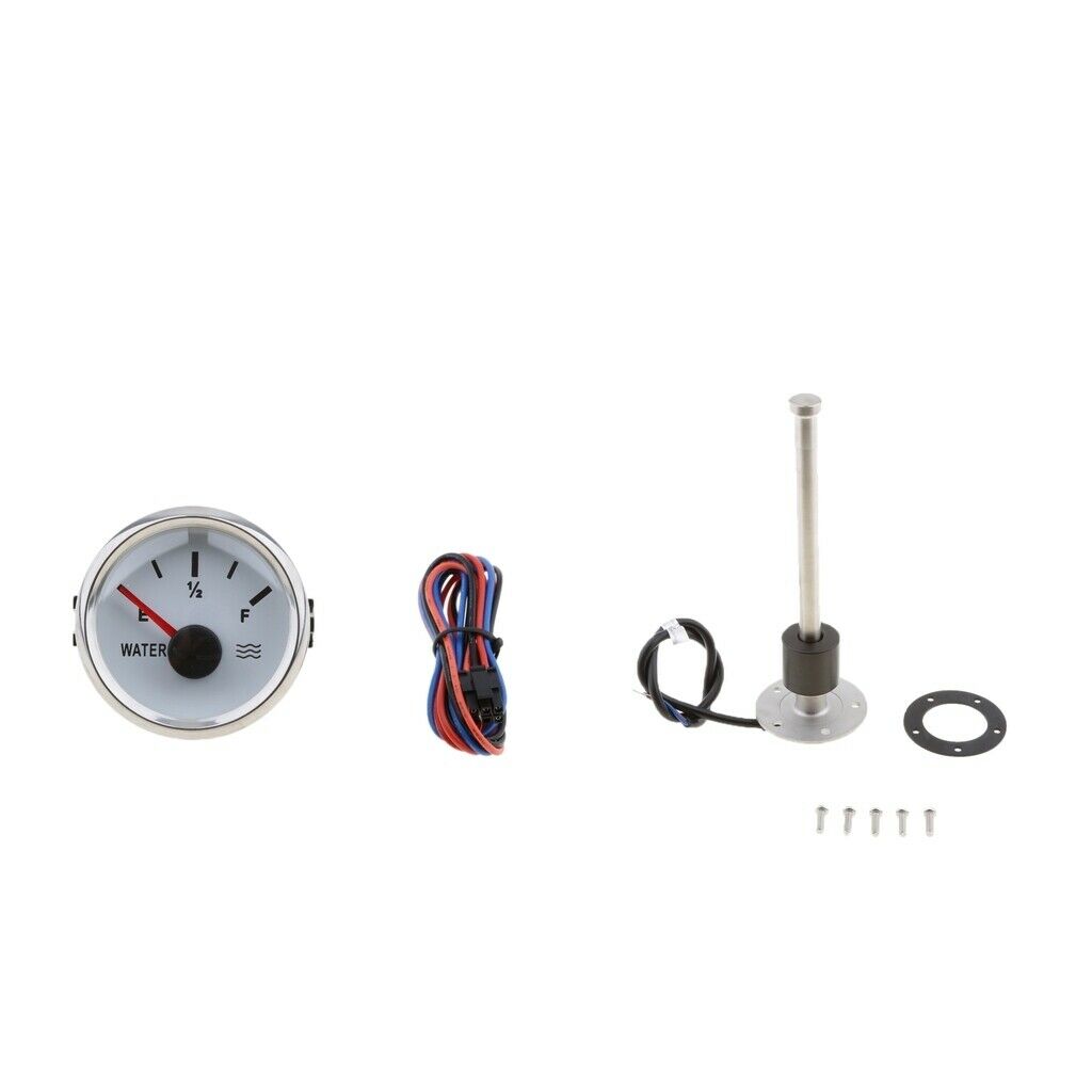 200mm Water & Liquid Water Level Gauge Sensor & 52mm Water Gauge for Boat