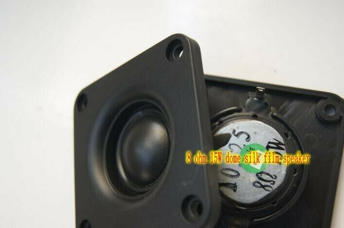 2pcs 2.5"inch 64MM Dome silk film tweeter Speaker Loudspeaker 8 ohm 15 watt