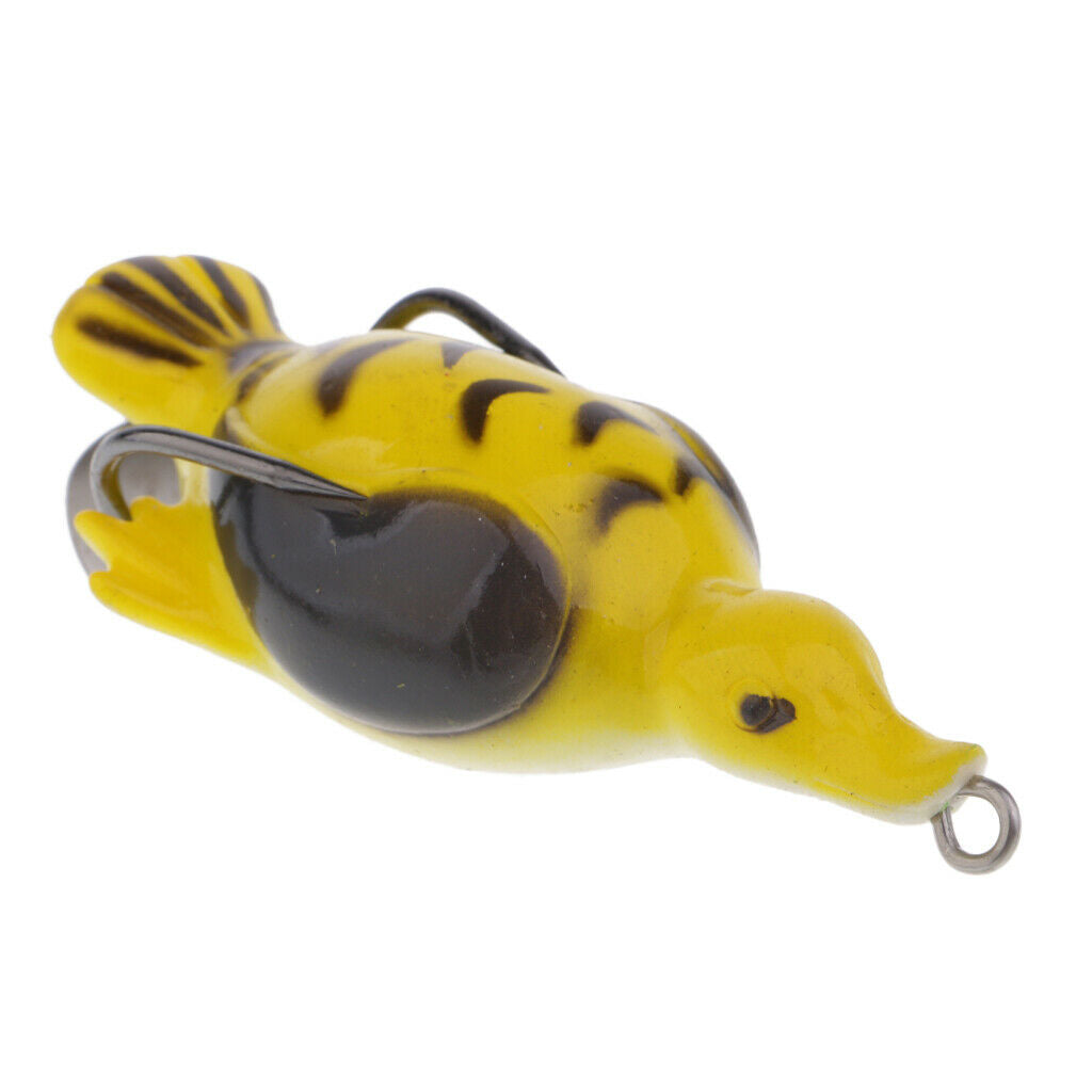 2pcs Spoon Fishing Lures Silicone Duck