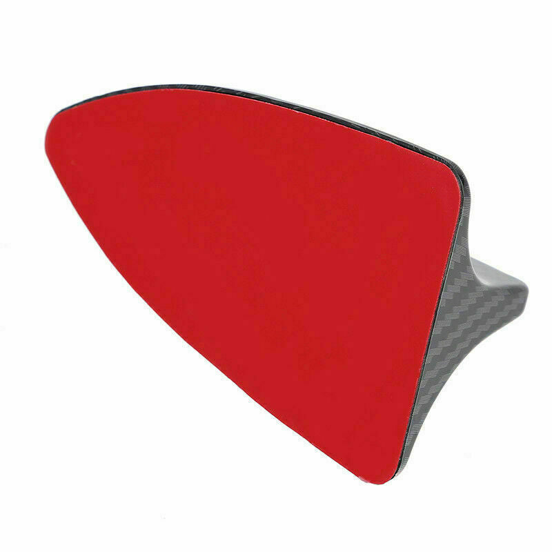 Universal Car Auto Shark Fin Roof Antenna Carbon Fiber Style Exterior Decorative