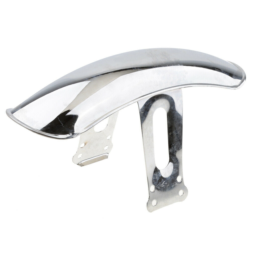 Front Rear  Mudguard Direct Replacement Metal Steel for CG125 Chrome
