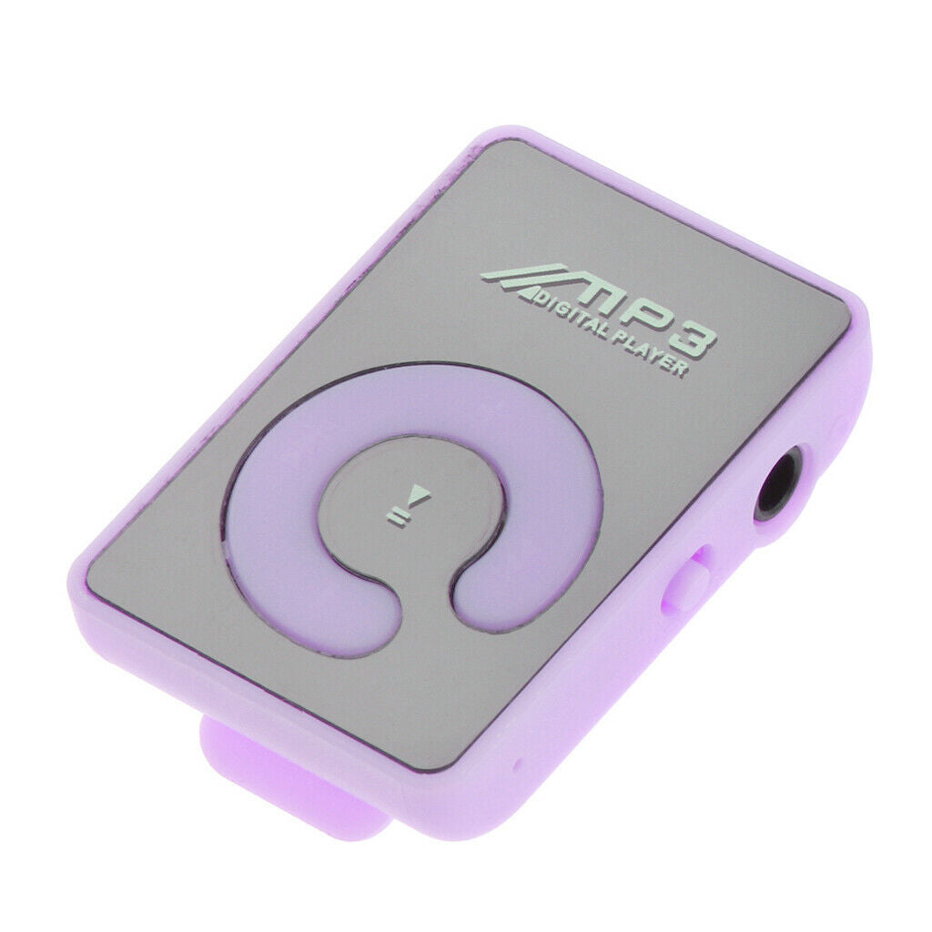 New 16G USB HIFI MP3 Player Music Support Micro SD TF Card Sports Purple