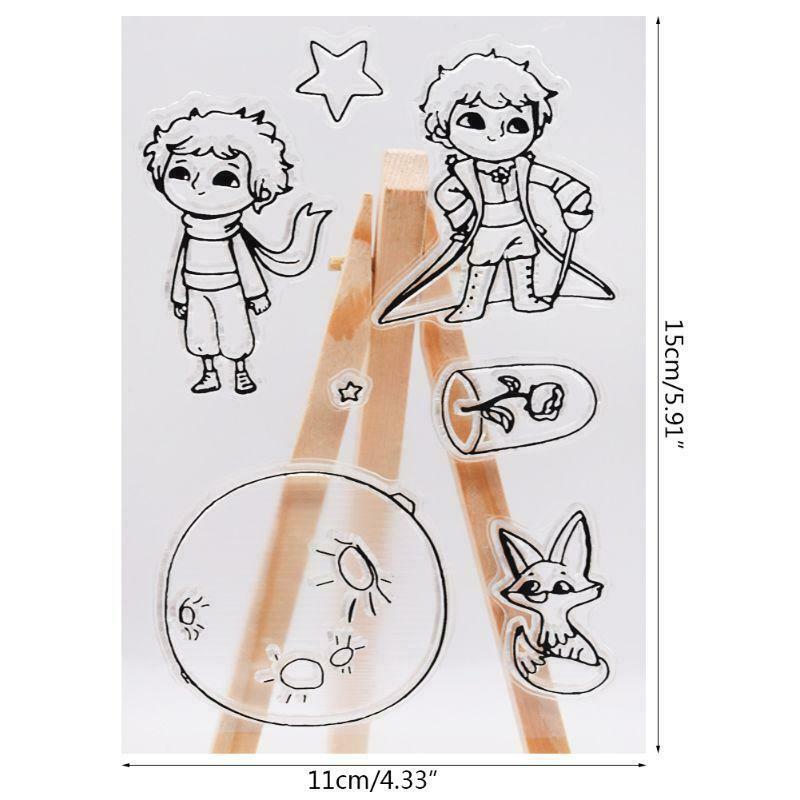 Prince Planet Cartoon Silicone Seal Stamp DIY Scrapbooking Photo Album Decor