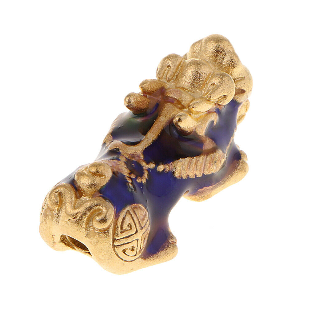 1x Colored Copper Pi Xiu Beads Charms For DIY Jewelry Bracelet,