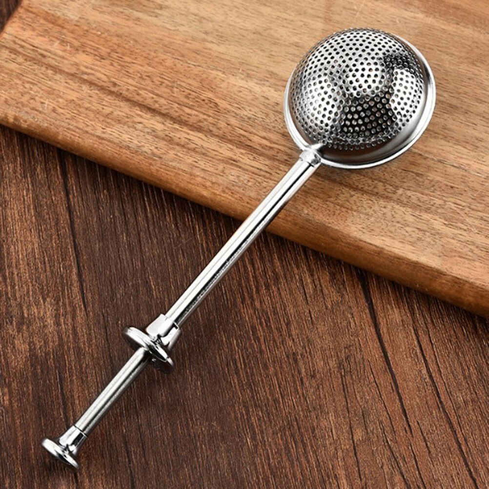Tea ball tea infuser stainless steel longhandle tea strainer filter tea inter.DF