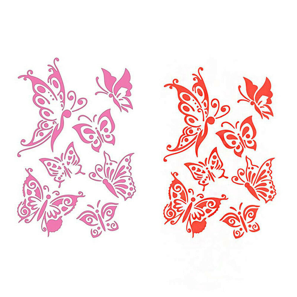Butterfly Template Stencils DIY Scrapbooking Stamps Album Craft Painting Tool