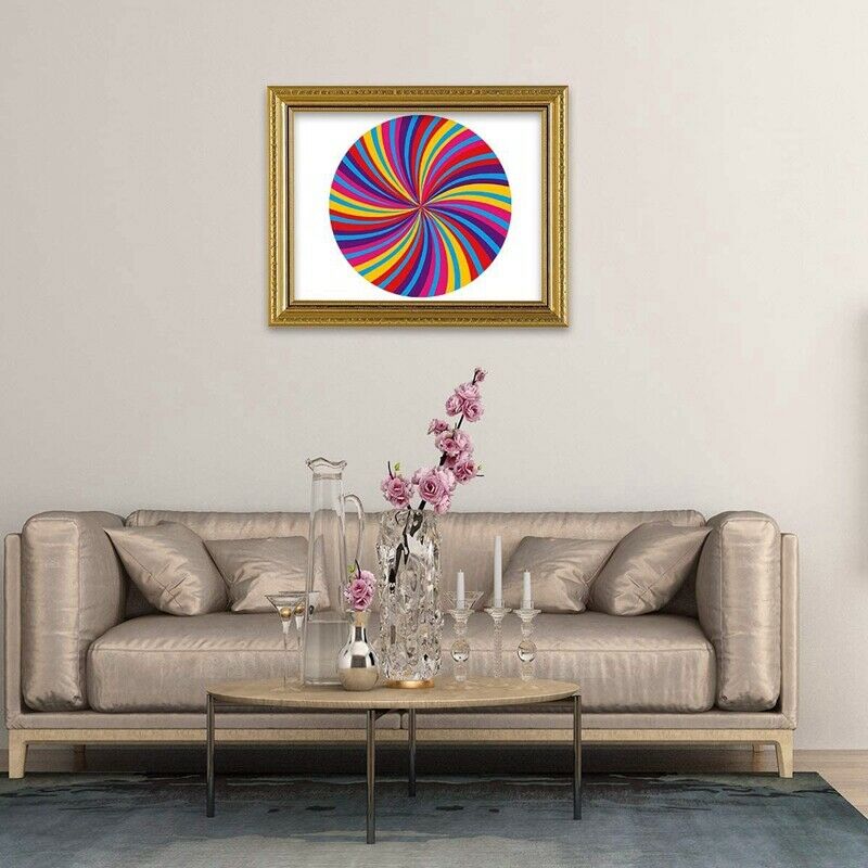 Jigsaw Puzzle, 500 Piece Color Round Jigsaw Puzzle for Adults Teens DecompressN8