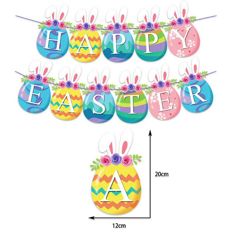 Happy Easter Bunny Them Latex Balloon Cute Cartoon Rabbit Egg Balloon FestivT6R8