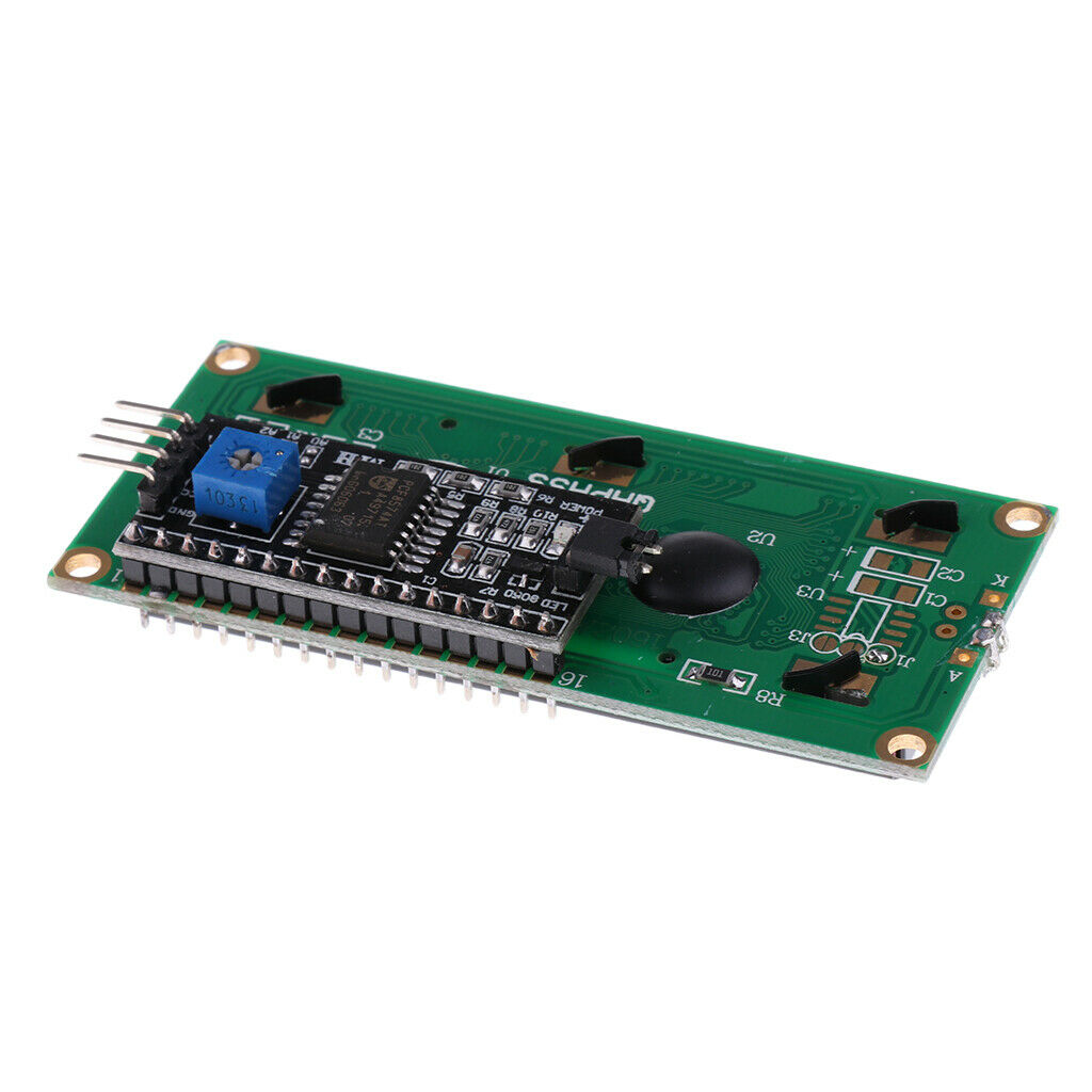 Yellow Green LCD1602 IIC I2C TWI 1602 Serial LCD Display Module for