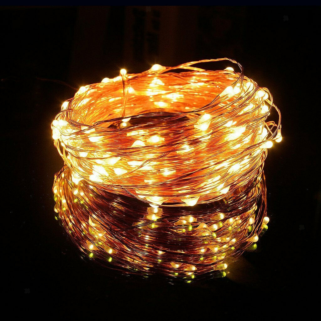 100LEDs Fairy Lights in Copper Wire Halloween Decoration Lighting