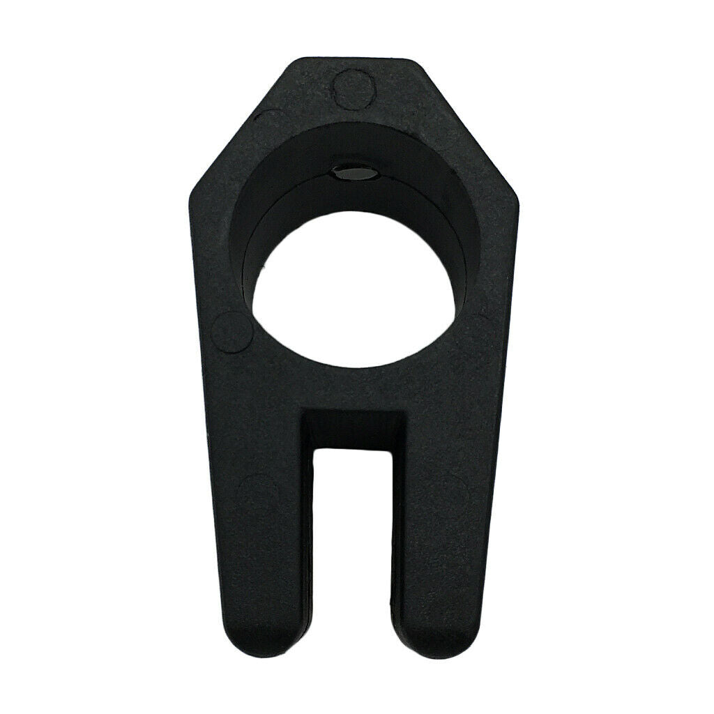 Heavy Duty Jaw Slide Hinged Bimini Top for 7/8" Tube with Bolt 1/4" Black