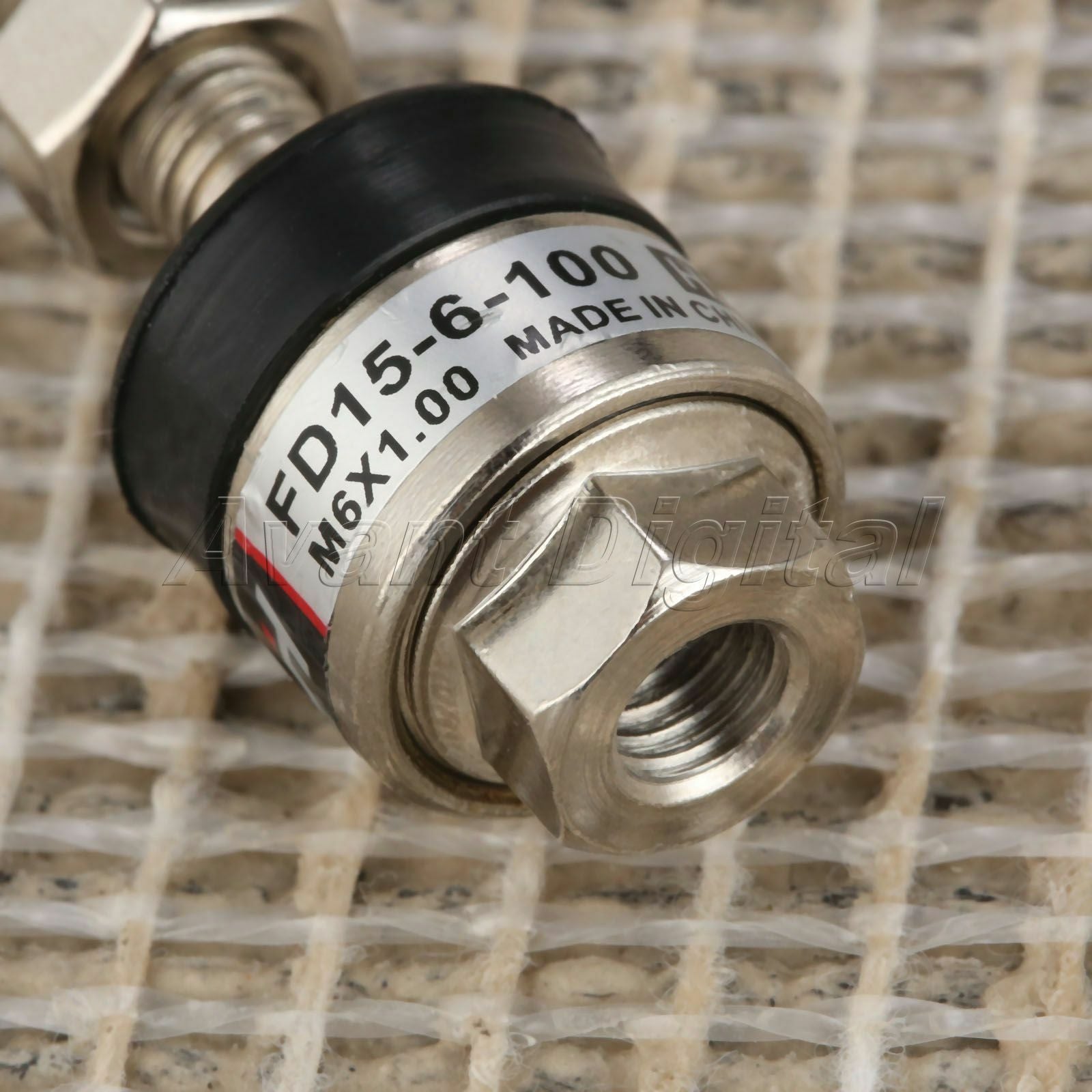 New M6x1mm Male Thread Pneumatic Air Cylinder Floating Joint Forting Convenient