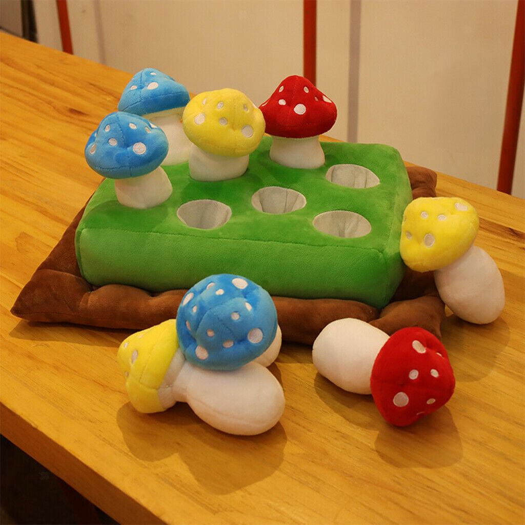 Funny Mushroom Picking Plush Toys Early Preschool Toys Educational Gifts