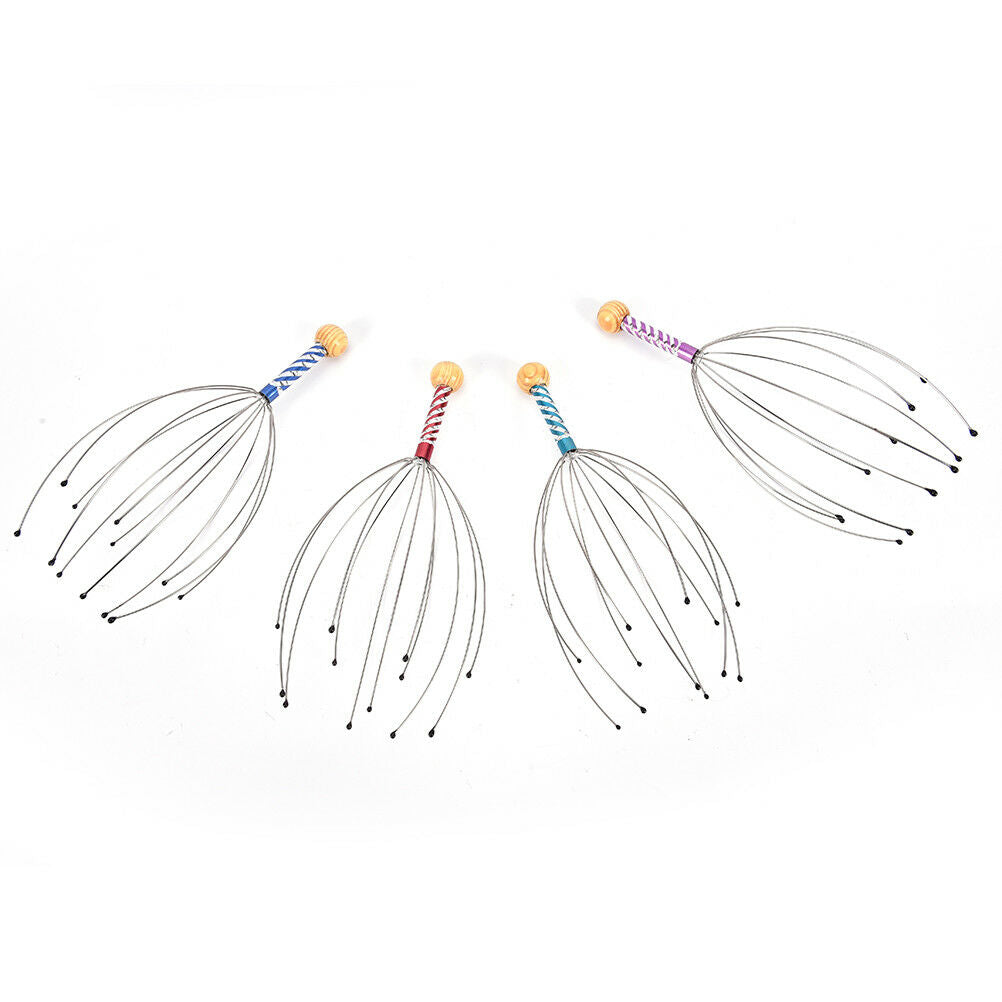 New Head Neck Scalp Massager Massage Tool Stress .l8