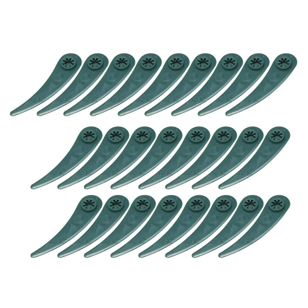 Green Lawn Mower Blade Fit for BOSCH ART 23-18 LI ART 26-18 Li 25pcs