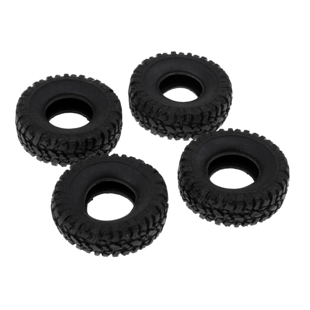 Black Rubber Tire for Crawler WPL B14 B16 B24 C14 C24 B36 OP Fittings Parts