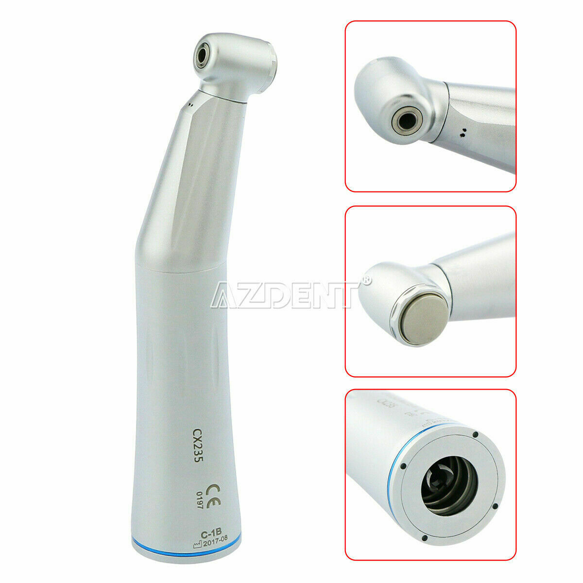 Dental 1:1 Slow Low Contra Angle Speed Handpiece Inner Water Channe E-type