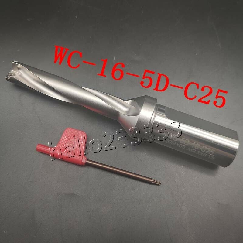 SP-16-C25-5D U drill indexable drill 16mm C25 5D FOR WCMX03 CNC inserts Φ16-5D