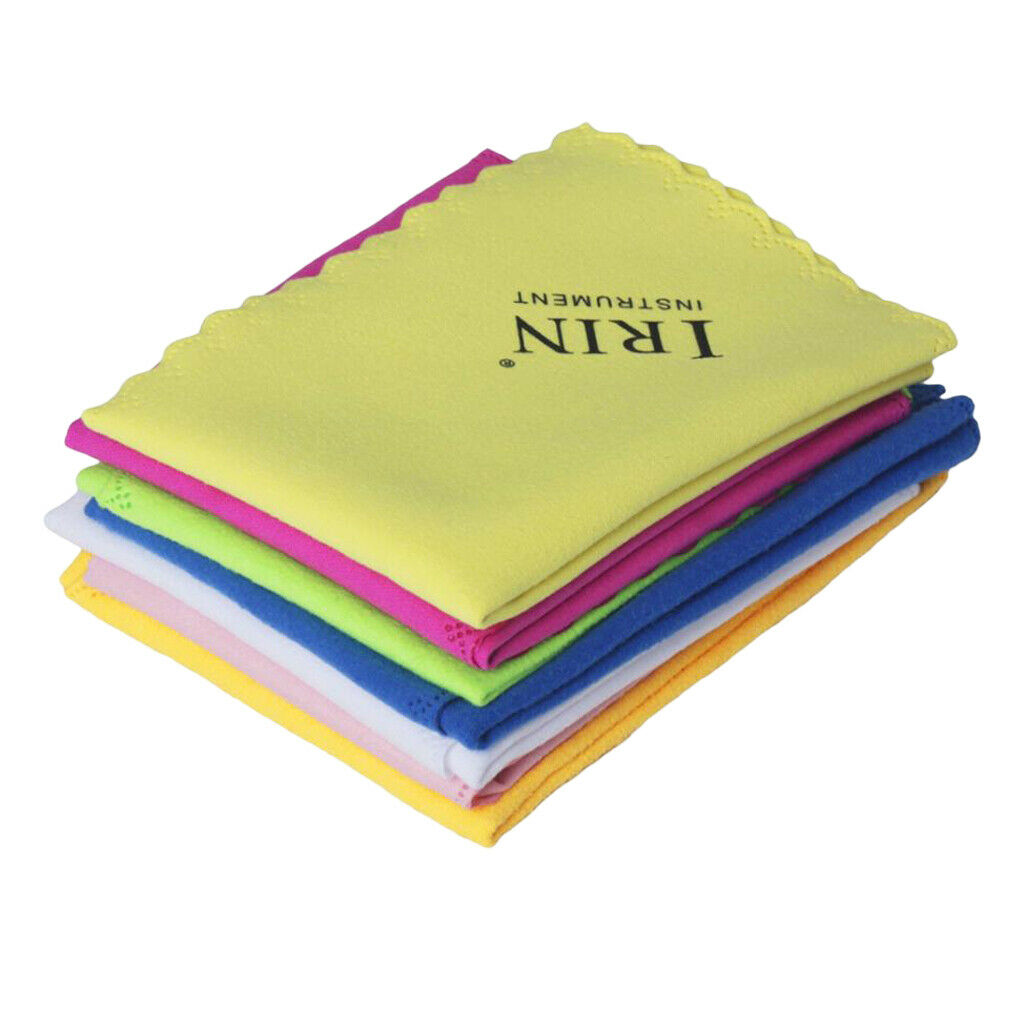 7x Multifunction Cleaning Polishing Cloth Cleaning Cloth For Guitar Violin Piano