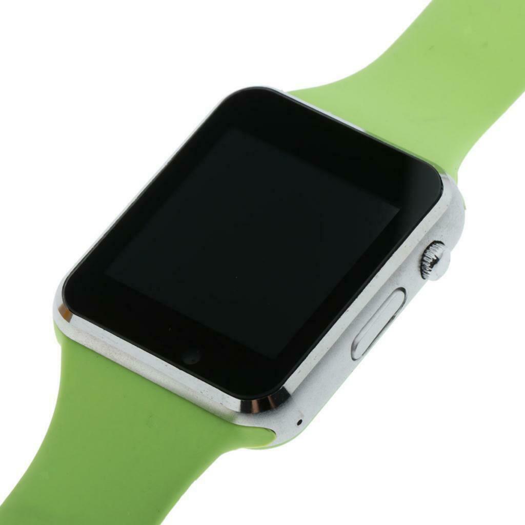 A1 Wristwatch Bluetooth Smart Watch SIM Smartwatch Smartphone Women Green