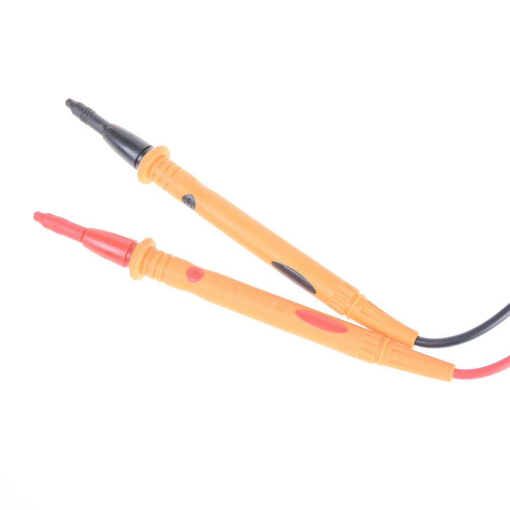 1 pair Heavy Duty Multimeter Voltmeter Rubberized Test Probe Leads 1000V   WF