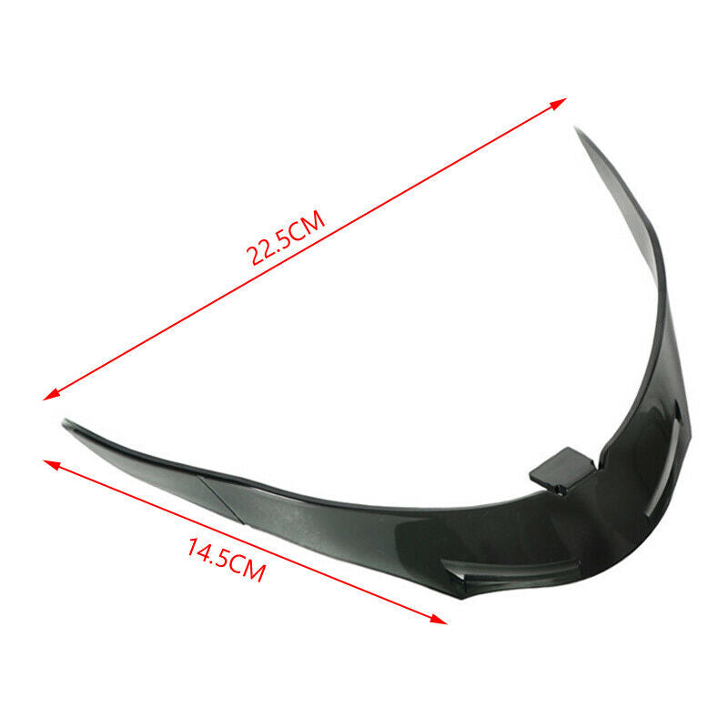 Motorcycle Bikes Riding Helmet Rear Tail Deflector Cover Full Face Racing Decor