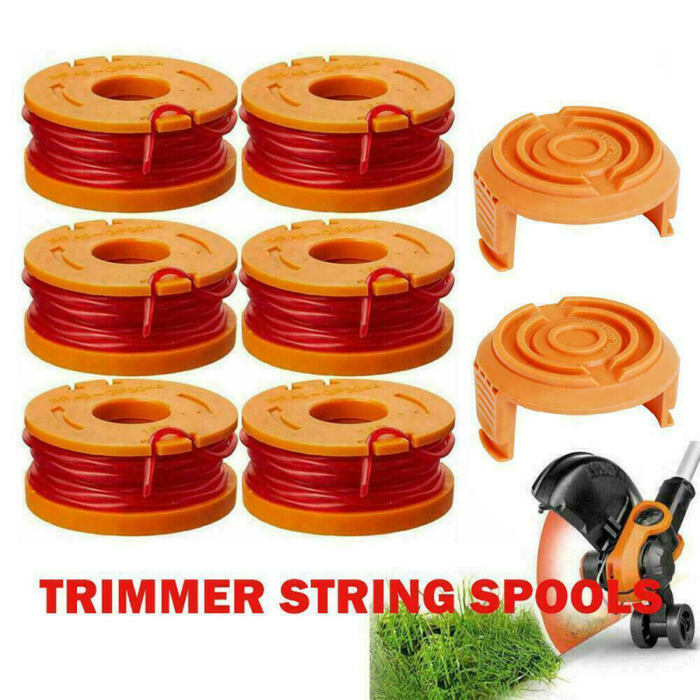 For WA0010 Worx Spool Line String Trimmer Edger 6 Pack Replacement