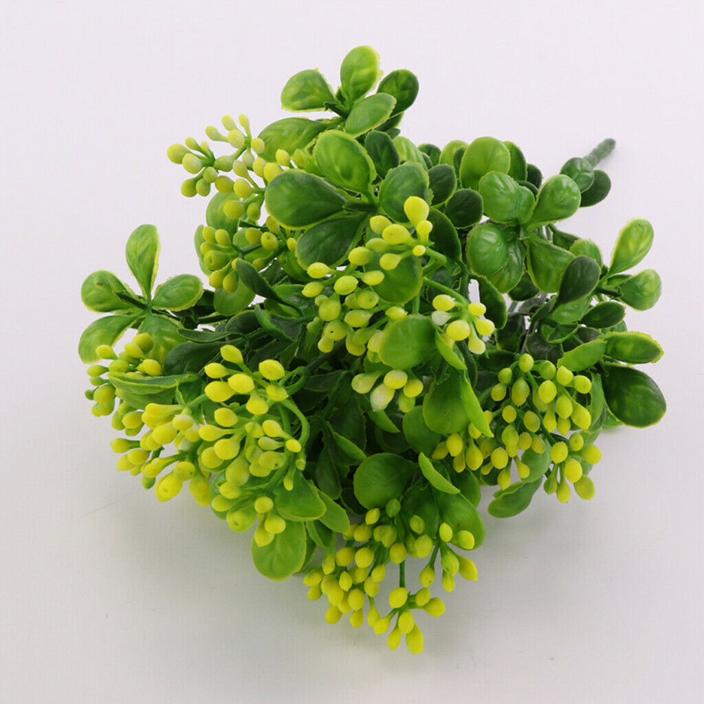 Artificial Milan Fruit Bouquet Home Office Vase Flower Decoration Yellow