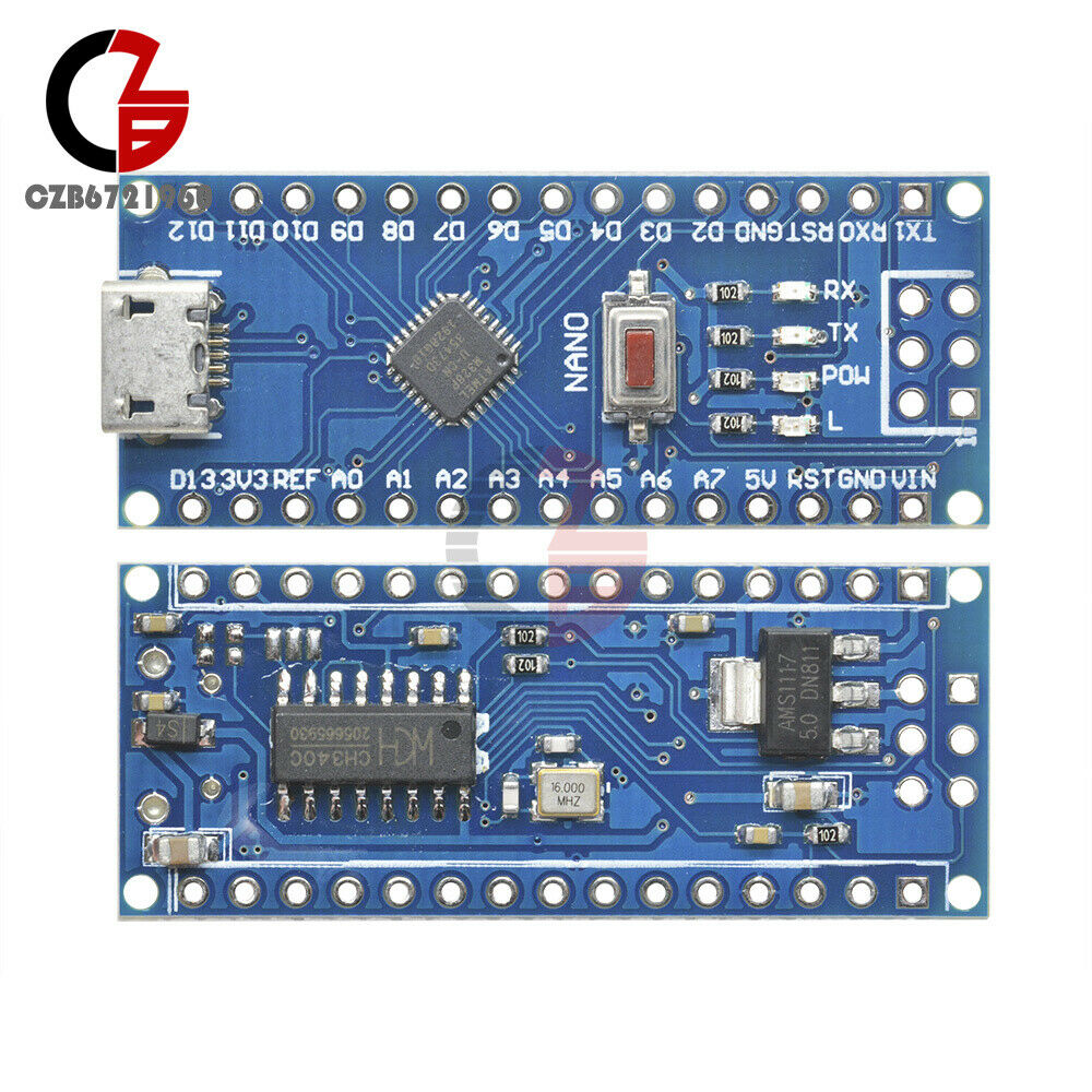 ATmega328 CH340G NANO 3.0 Micro USB Controller Board 5V 16M DIY Kit for Arduino