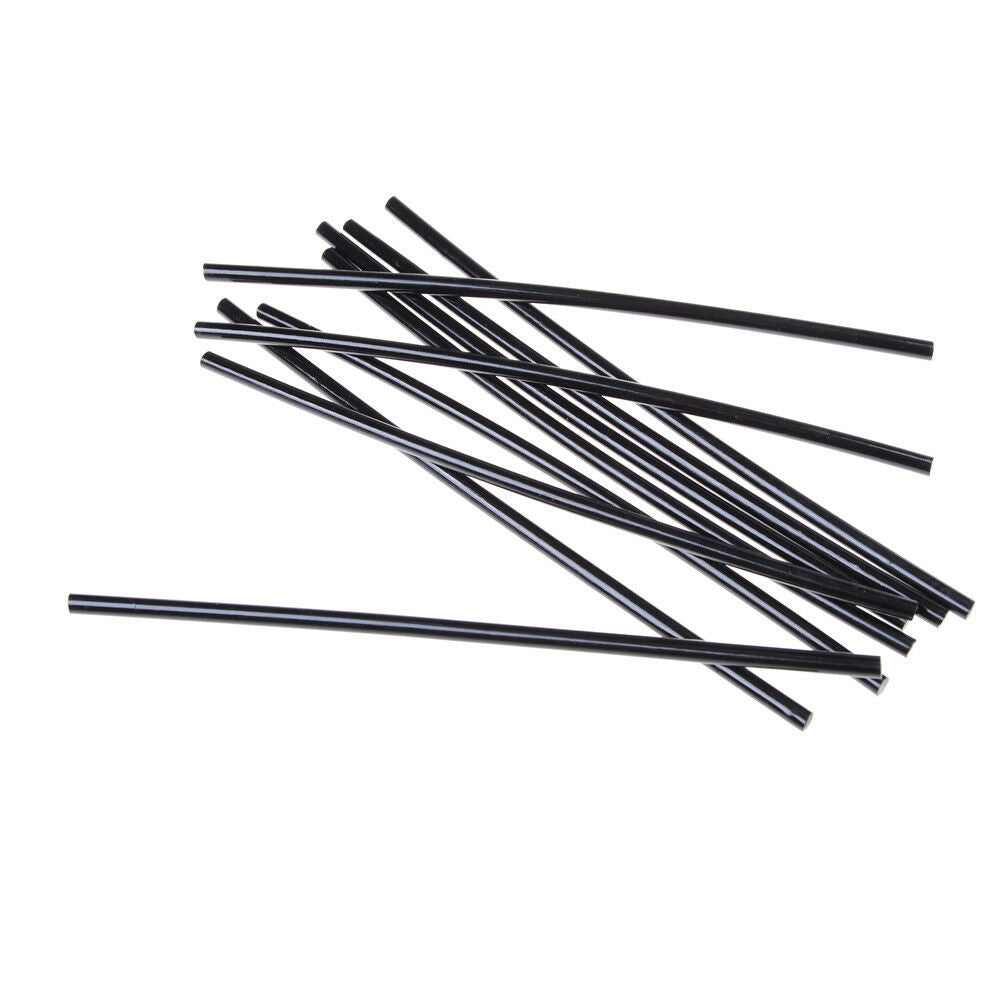 10x Black Hot Melt Glue Sticks 210 x 7mm Adhesive Craft Heating Glue Gun .l8