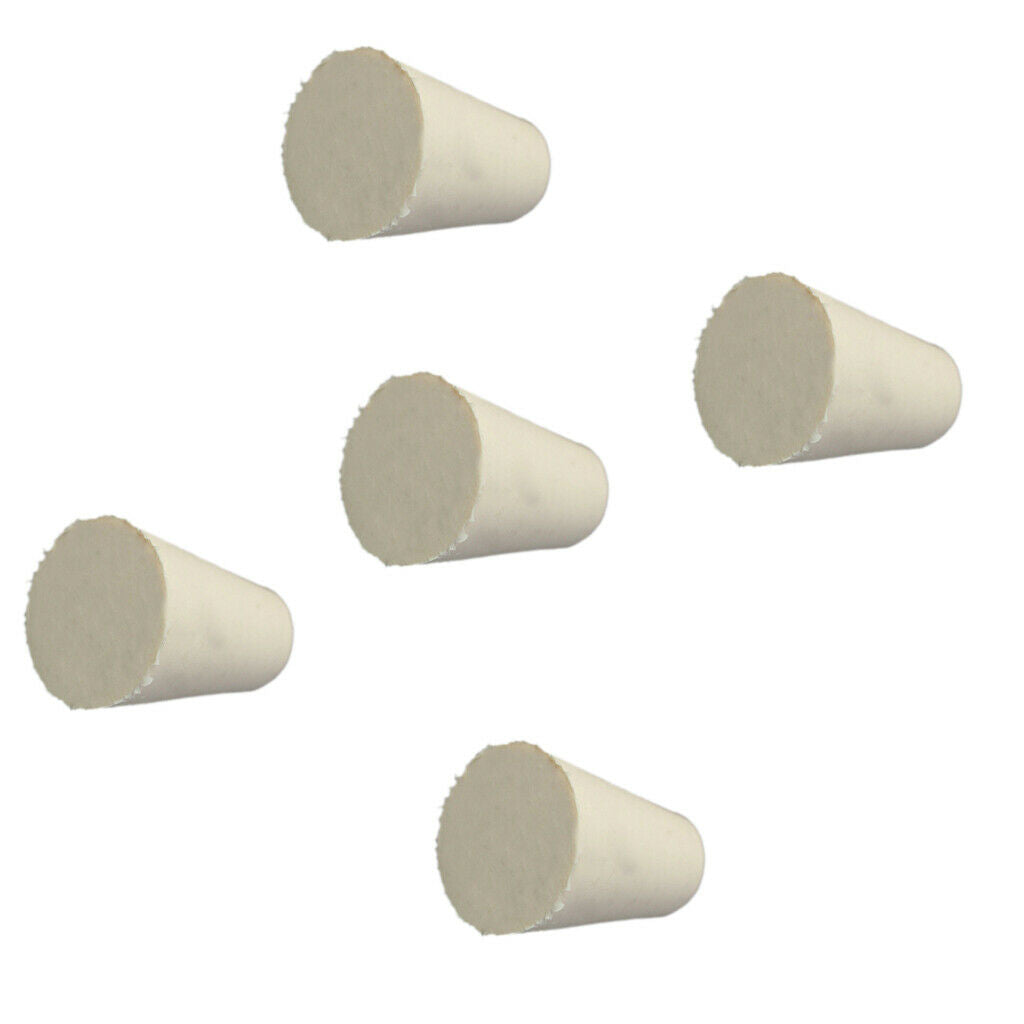 10pcs Lab Spare Parts Flask Test Tube Spigot Container Bottle Rubber Plug