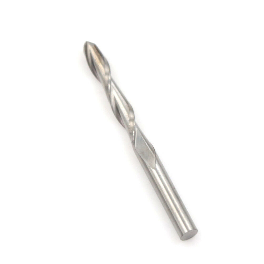 2pcs Flute 3.175mm Carbide CNC Ball Nose End Mill Bits 22mm Router Too.l8