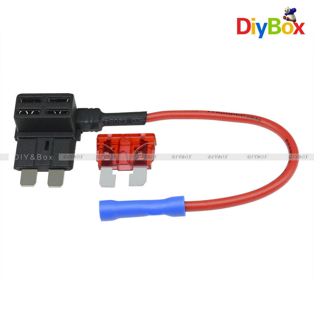 Micro TAP Adapter Blade Fuse Holder 10A 12V ACS Add A Circuit Fuse ATM APM DIY