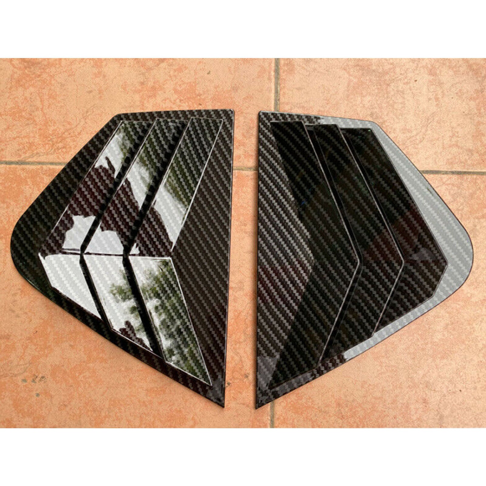 For Kia Optima K5 2011-2015 Carbon Fiber ABS Side Vent Window Scoop Louver Cover