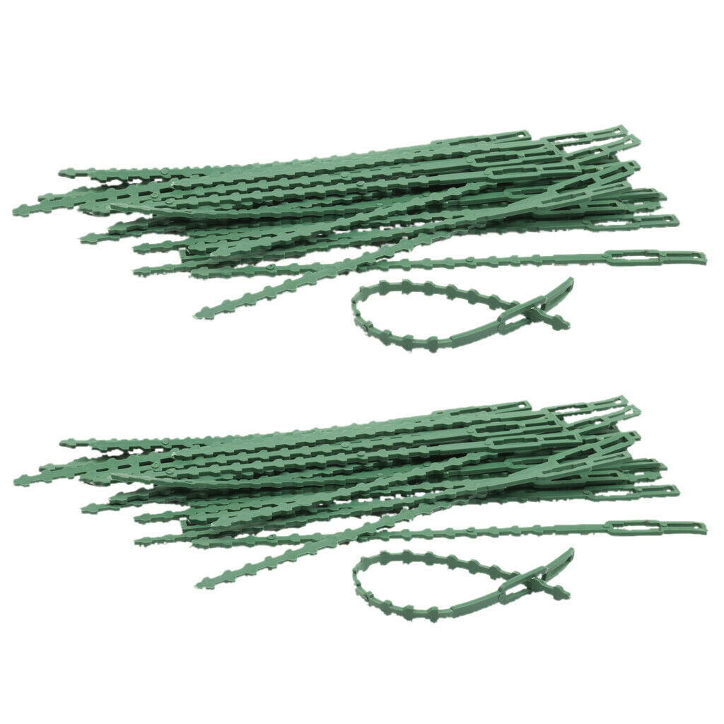 60pcs 16.5cm Plastic Cable Ties Gardening