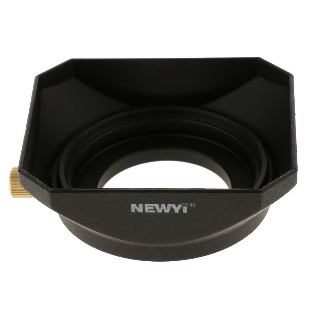37mm Square Lens Hood with Screw for Canon   Sony Camera Universal