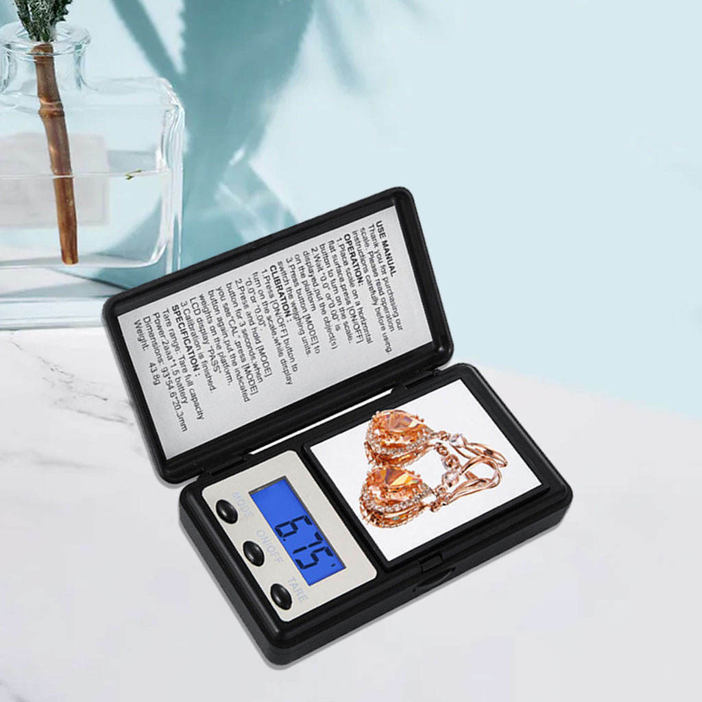 Electronic Scale Measures Weighing Micro Pocket Jewellery for Diamond Home