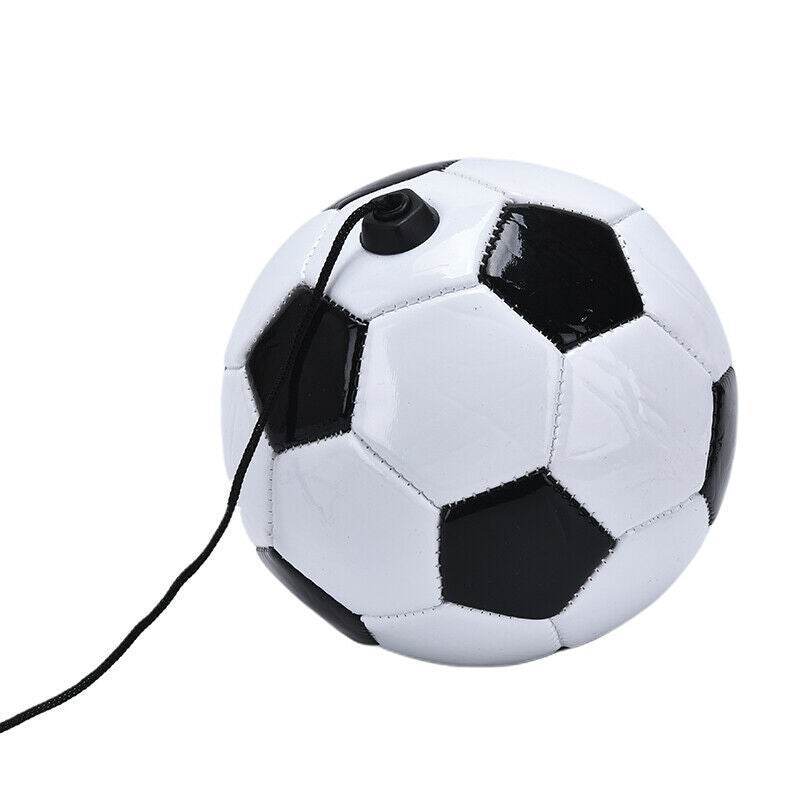 1pc Football Training Kick Soccer Ball With String Kids Beginner Practice Bal.DD