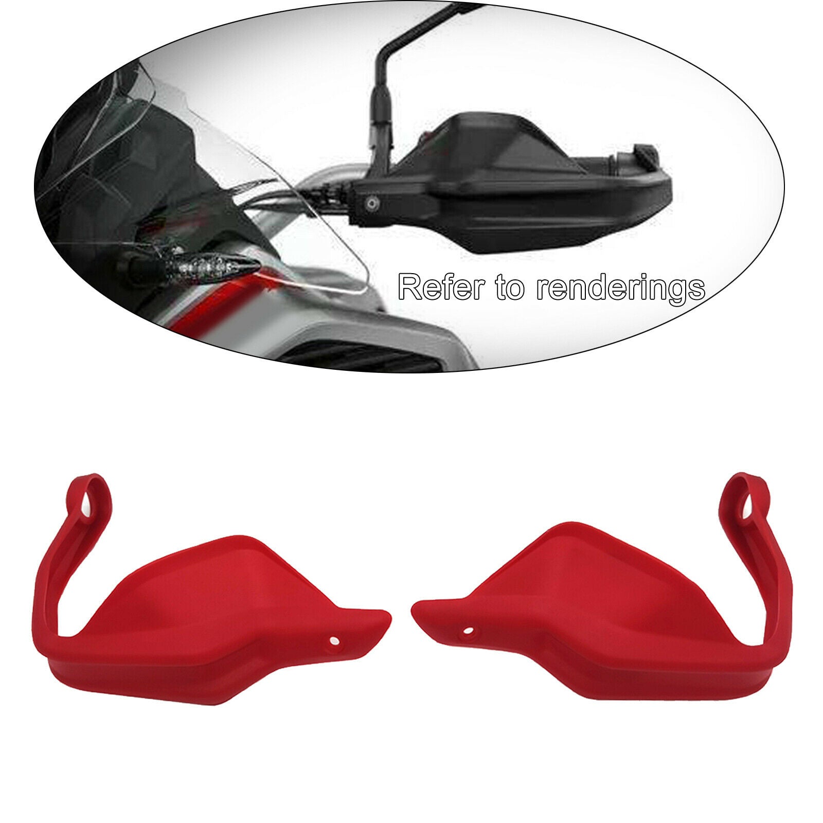 Dirt Bike Handguard Replacement for BMW R1200GS LC ADV 2013-2018 Red