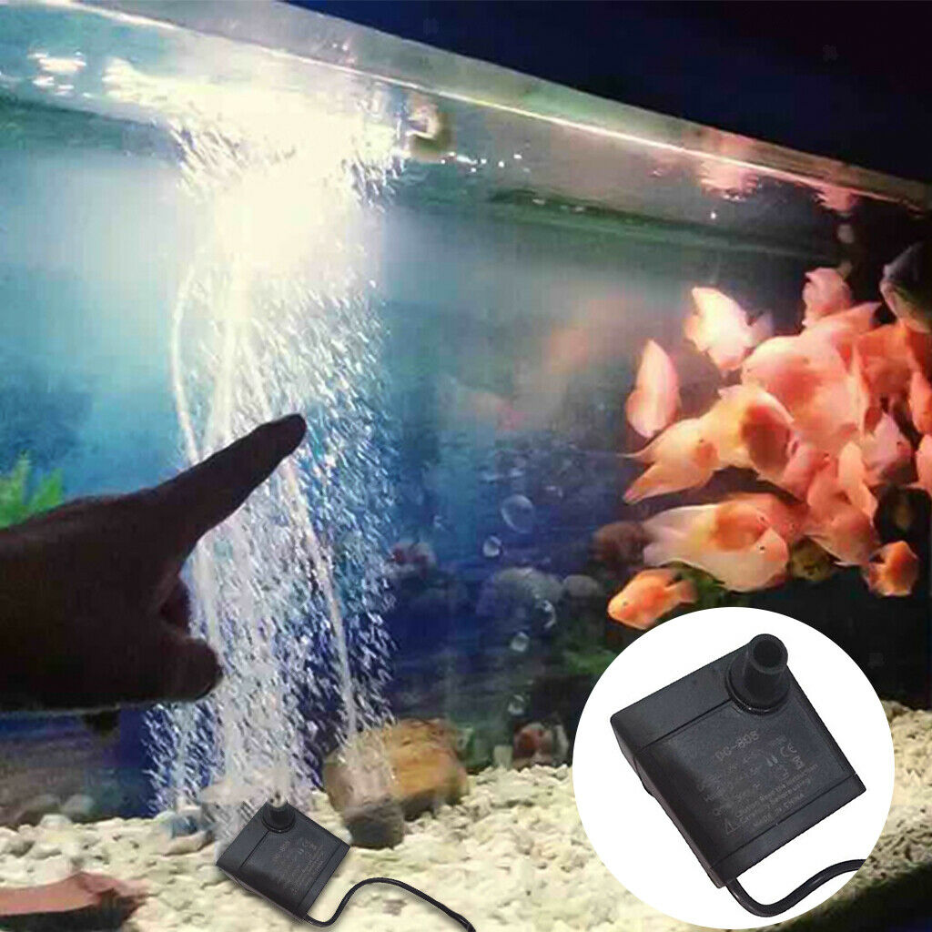 Submersible Water Pump (500L/H, 5W), Ultra Quiet Water Pump with 146cm Power