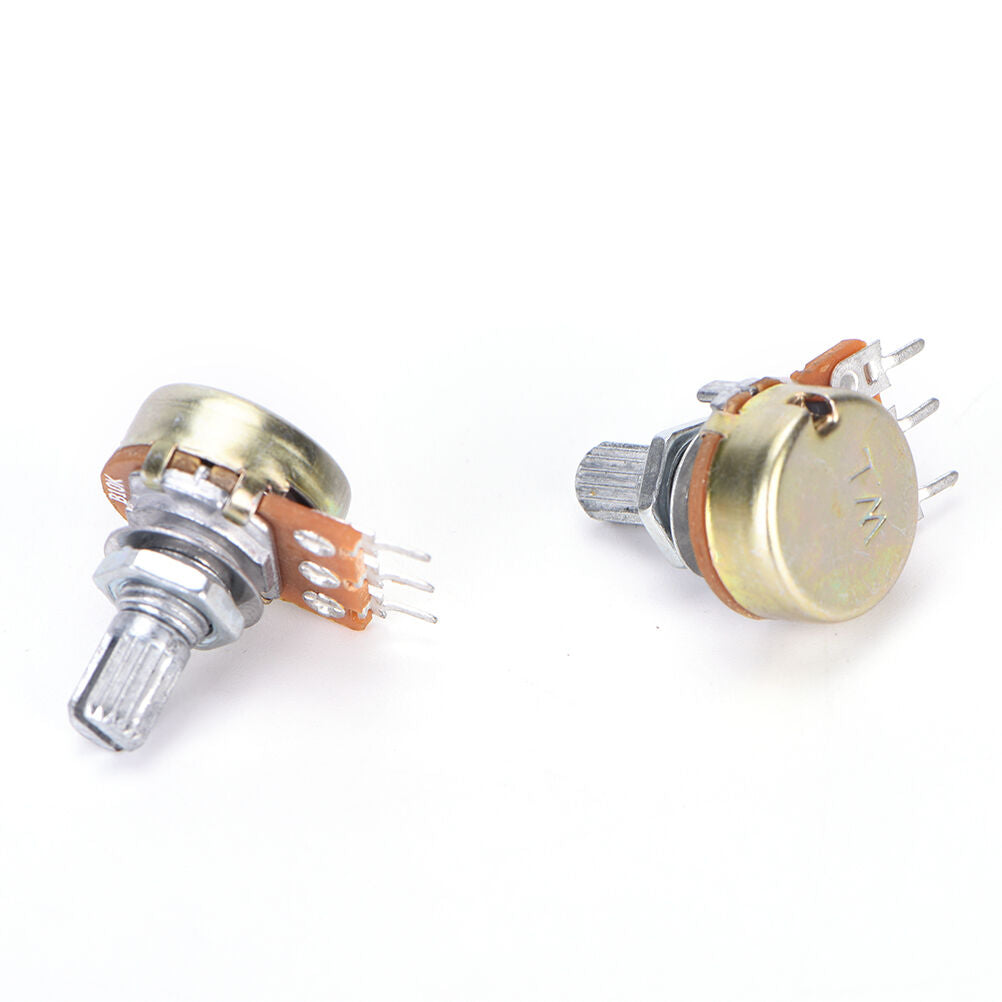 10 PCS WH148 B10K Linear Potentiometer 15mm Shaft With Nuts And Washer TYN G SJ