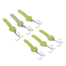 3 Pieces 3.5cm Artificial Bionics Metal Sequins Fishing Lure Bait Hook 5g
